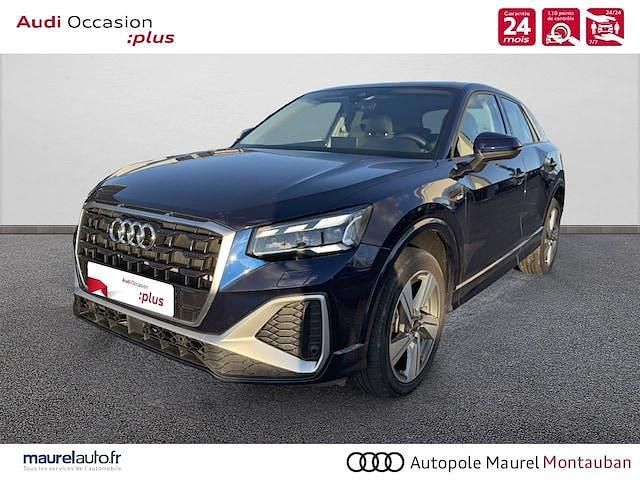 Bleu navarre métallisé Occasion 2024 Audi Q2 Advanced Plus SUV | 25 790 € (Super prix) - Image 1/4