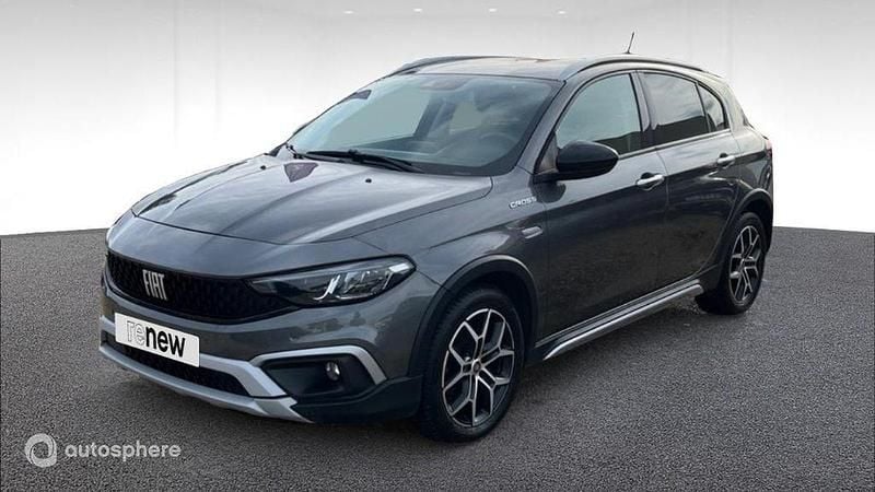 Gris Utilisé 2022 Fiat Tipo Cross Plus Berline | 15 989 € (Prix juste) - Image 1/4