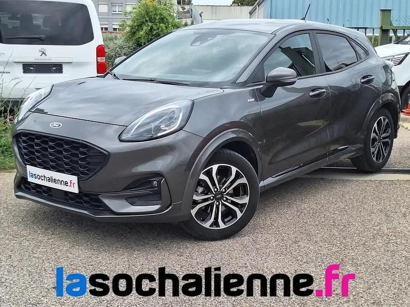Gris Utilisé 2021 Ford Puma ST-Line SUV | 18 790 € (Bon prix) - Image 1/4