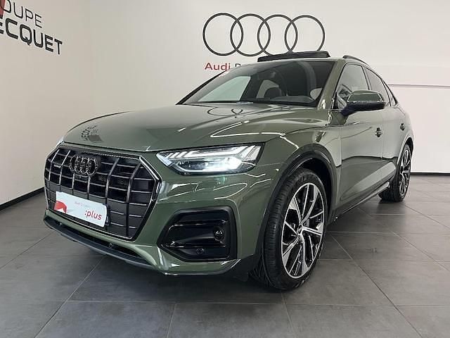 Vert district métallisé Occasion 2024 Audi Q5 Sportback Design SUV | 61 590 € (Prix cher) - Image 1/4
