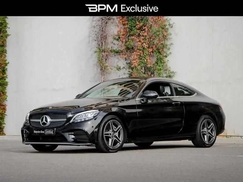 Noir Occasion 2020 Mercedes C220 AMG line Coupé | 35 900 € (Prix juste) - Image 1/4
