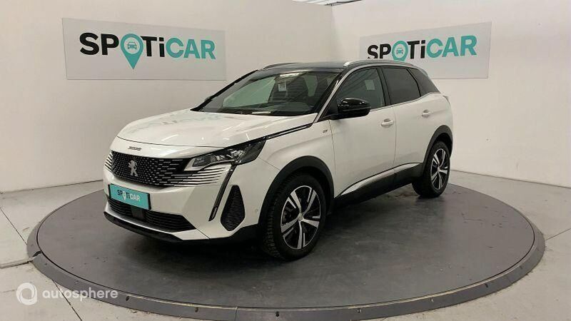 Blanc Utilisé 2021 Peugeot 3008 GT SUV | 21 999 € (Prix assez cher) - Image 1/4