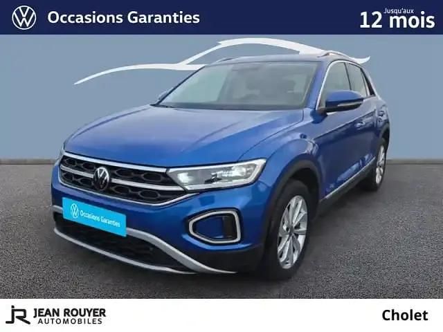 Bleu Occasion 2022 VW T-Roc SUV | 27 990 € (Prix juste) - Image 1/4