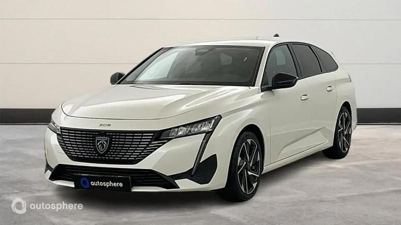 Blanc Utilisé 2022 Peugeot 308 Allure Break | 22 900 € (Prix assez cher) - Image 1/4