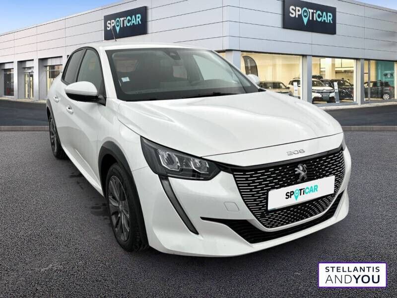 Occasion Peugeot e-208 Style 100 kW (136 ch) 2021 Blanc Citadine
