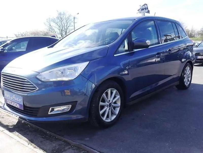 Occasion Ford Grand C-Max Titanium 125 ch (91 kW) 2018 Bleu Monospace