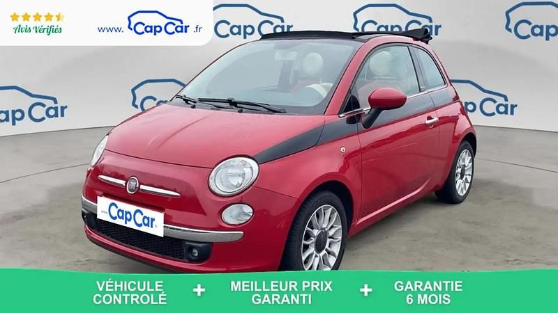 Rouge Utilisé 2010 Fiat 500C Cabriolet | 6 990 € (Bon prix) - Image 1/4