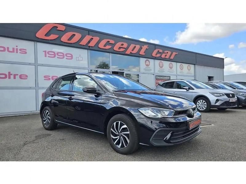 Noir Utilisé 2023 VW Polo Life Citadine | 17 990 € (Prix juste) - Image 1/4