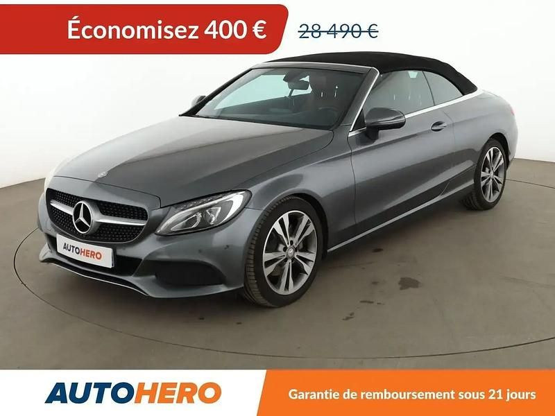 Gris Utilisé 2016 Mercedes C220 Executive Cabriolet | 28 090 € (Prix juste) - Image 1/2