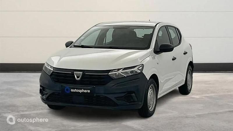Blanc Utilisé 2021 Dacia Sandero Acces Berline | 8 990 € (Super prix) - Image 1/4