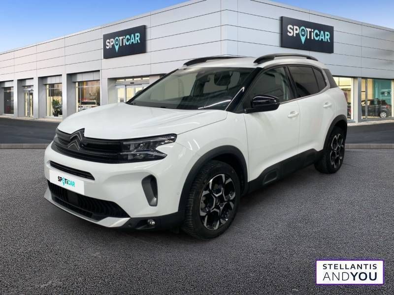 Blanc Utilisé 2022 Citroën C5 Aircross Shine SUV | 19 980 € (Prix juste) - Image 1/3