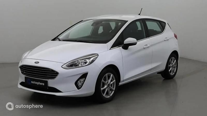 Blanc Utilisé 2021 Ford Fiesta Titanium Citadine | 15 299 € (Prix juste) - Image 1/4