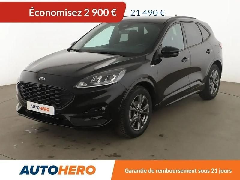 Noir Occasion 2021 Ford Kuga ST-Line SUV | 18 590 € (Bon prix) - Image 1/2