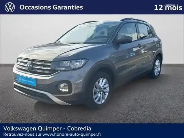 Gris cendré métallisée Occasion 2021 VW T-Cross LOUNGE SUV | 17 990 € (Prix juste) - Image 1/4
