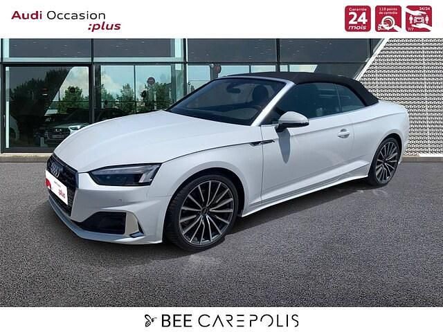 Blanc glacier métallisé Utilisé 2023 Audi A5 Cabriolet Advanced Cabriolet | 42 690 € - Image 1/1