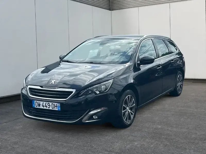 Noir Utilisé 2015 Peugeot 308 Break | 9 490 € (Bon prix) - Image 1/4