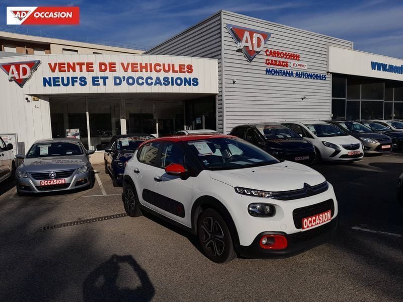 Blanc Utilisé 2019 Citroën C3 Shine Citadine | 13 790 € (Prix cher) - Image 1/4