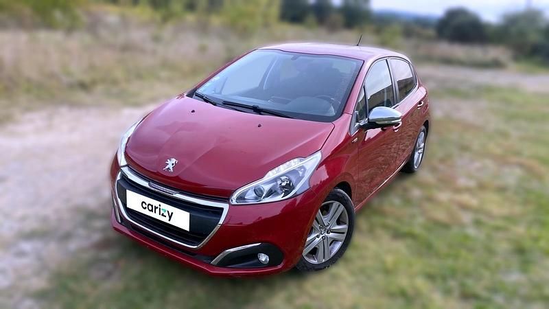 Rouge Occasion 2017 Peugeot 208 Style Citadine | 7 673 € (Bon prix) - Image 1/4