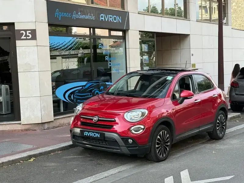 Rouge Utilisé 2020 Fiat 500X Cross SUV | 16 490 € (Prix juste) - Image 1/4