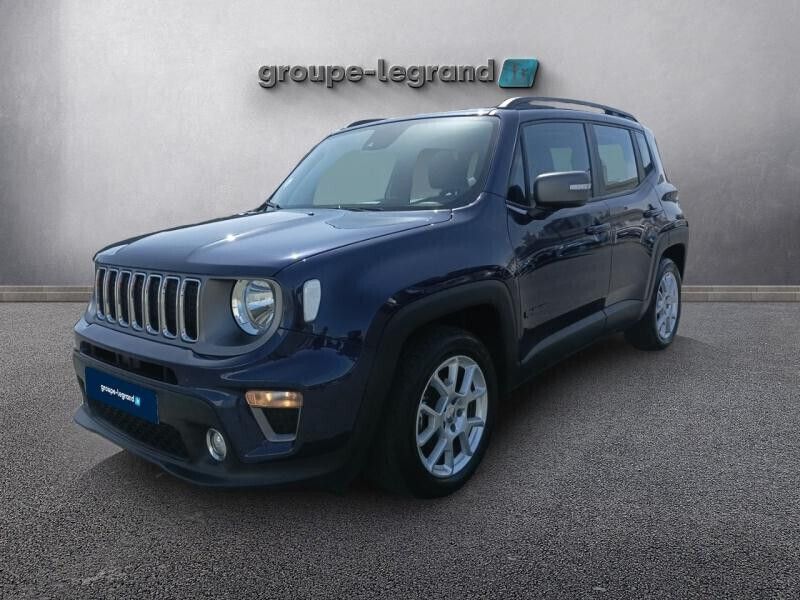 Bleu Utilisé 2021 Jeep Renegade Limited SUV | 17 980 € (Bon prix) - Image 1/4