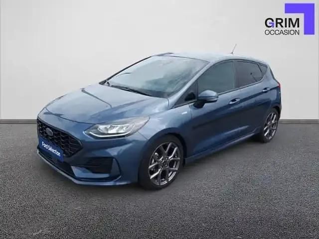 Bleu Utilisé 2023 Ford Fiesta ST-Line Citadine | 17 890 € (Prix juste) - Image 1/4