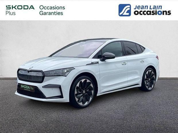 Blanc Utilisé 2024 Skoda Enyaq iV SportLine SUV | 44 990 € - Image 1/4