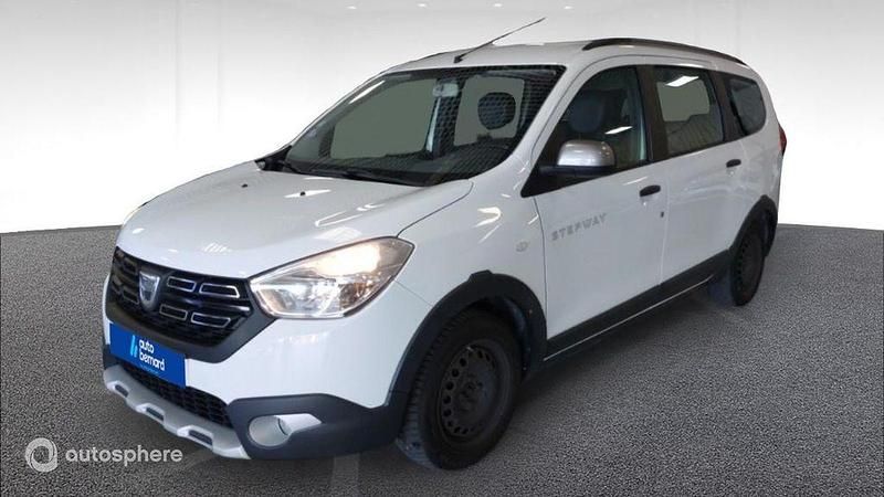 Blanc Utilisé 2018 Dacia Lodgy Stepway Monospace | 10 300 € (Prix juste) - Image 1/4