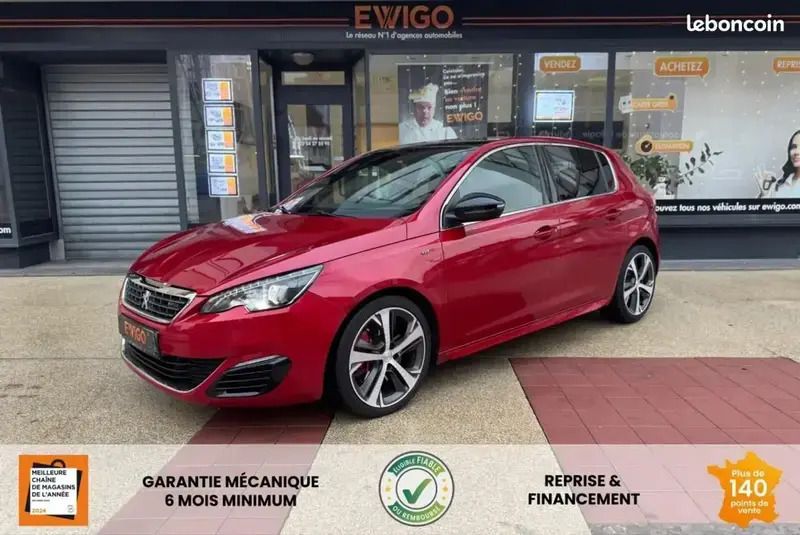 Rouge Utilisé 2017 Peugeot 308 GT Berline | 13 990 € (Super prix) - Image 1/4