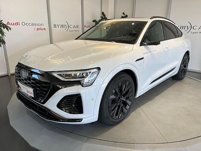 Blanc glacier métallisé Occasion 2024 Audi Q8 Sportback e-tron S-Line SUV | 60 900 € (Super prix) - Image 1/4