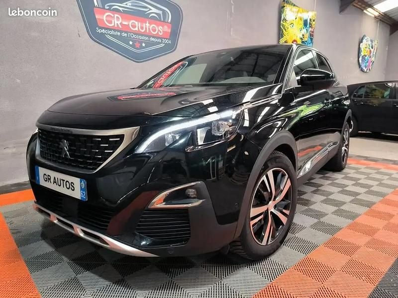 Noir Utilisé 2019 Peugeot 3008 GT-line Monospace | 17 500 € (Prix juste) - Image 1/4
