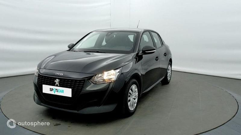 Noir Occasion 2021 Peugeot 208 S Citadine | 11 279 € (Prix juste) - Image 1/4