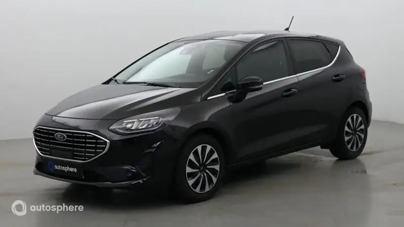 Noir Utilisé 2022 Ford Fiesta Titanium X Citadine | 17 499 € (Prix juste) - Image 1/4