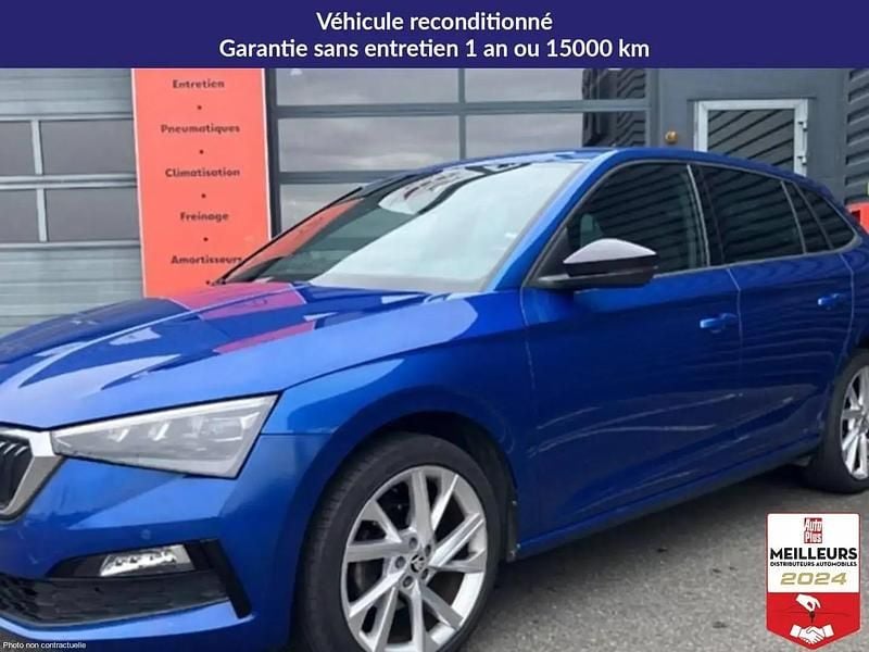 Bleu Occasion 2019 Skoda Scala Style Citadine | 19 450 € (Prix juste) - Image 1/4