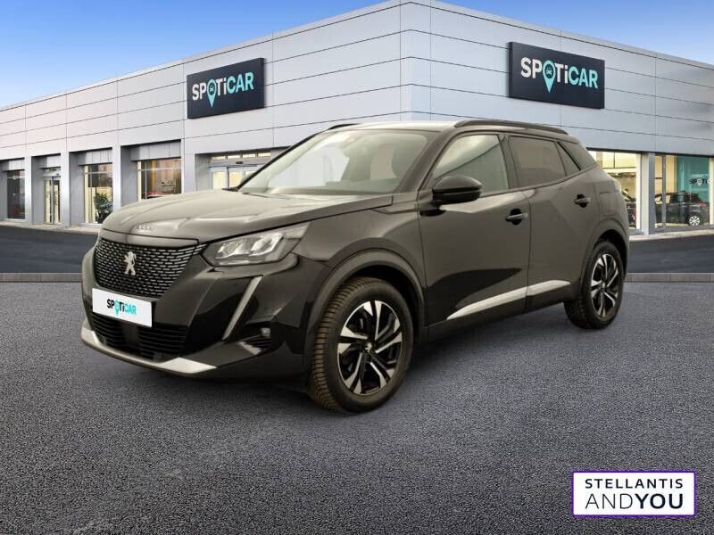 Noir Utilisé 2021 Peugeot 2008 Allure SUV | 15 290 € (Prix juste) - Image 1/4