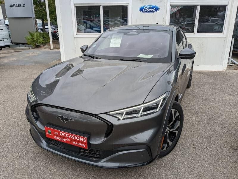 Gris Utilisé 2021 Ford Mustang Mach-E Extended Range SUV | 33 890 € (Super prix) - Image 1/4