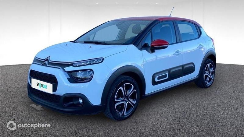 Blanc Occasion 2022 Citroën C3 PureTech Citadine | 11 979 € (Prix juste) - Image 1/4
