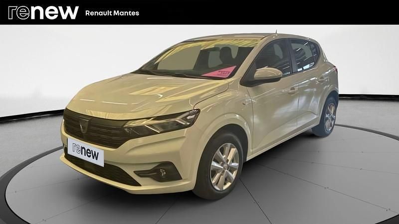 Blanc Utilisé 2022 Dacia Sandero Comfort Citadine | 12 980 € (Bon prix) - Image 1/4