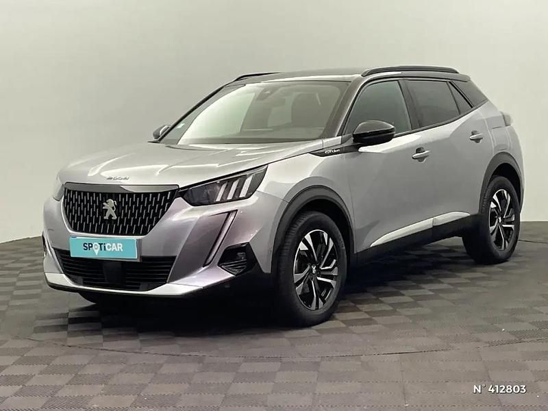 Gris Utilisé 2020 Peugeot 2008 GT-line SUV | 13 480 € (Prix juste) - Image 1/4