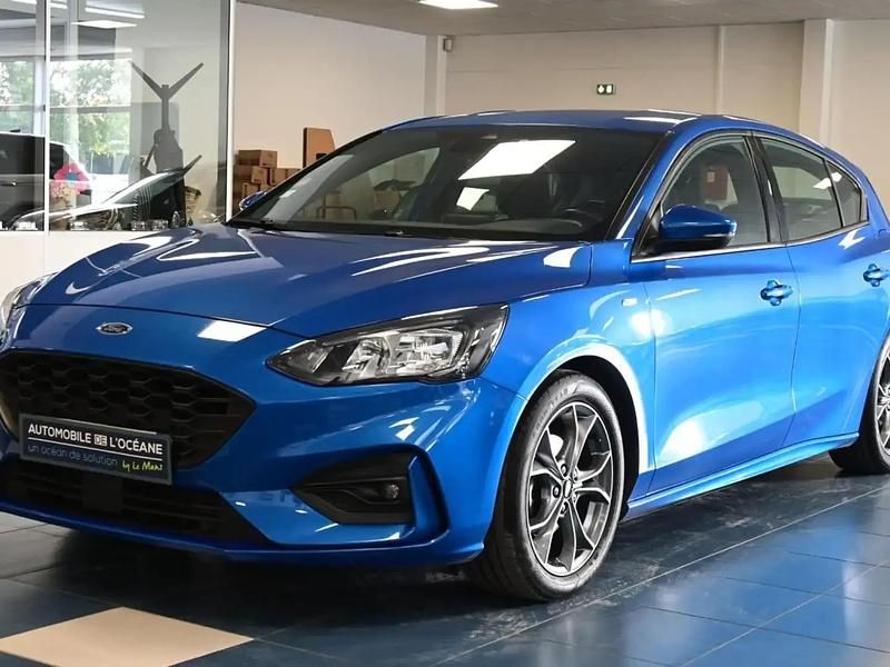 Bleu Utilisé 2020 Ford Focus ST-Line Berline | 14 958 € (Bon prix) - Image 1/4