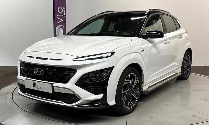 Blanc Utilisé 2022 Hyundai Kona N Line SUV | 20 999 € (Prix cher) - Image 1/4