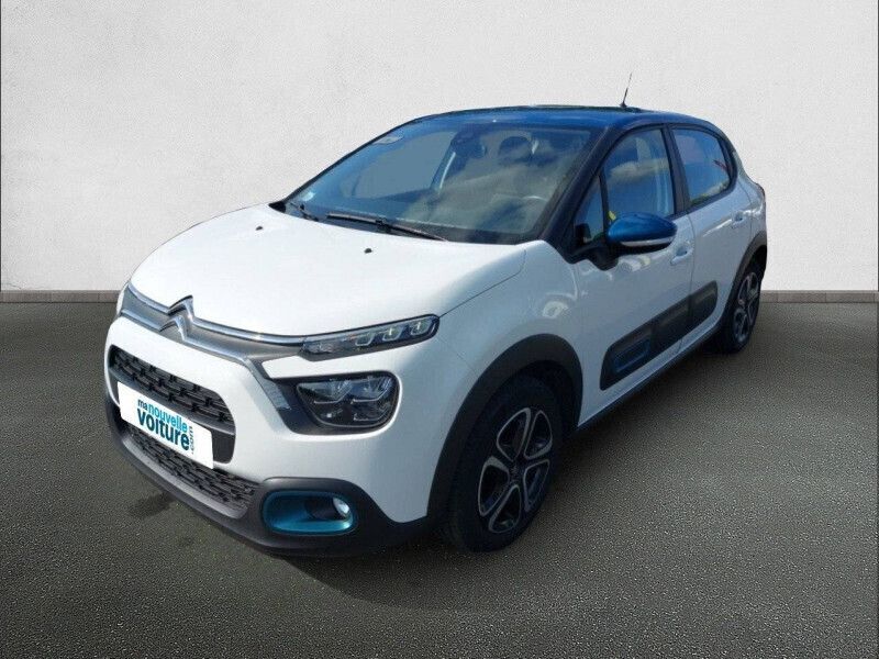 Blanc Utilisé 2021 Citroën C3 Feel Citadine | 10 990 € (Prix juste) - Image 1/4