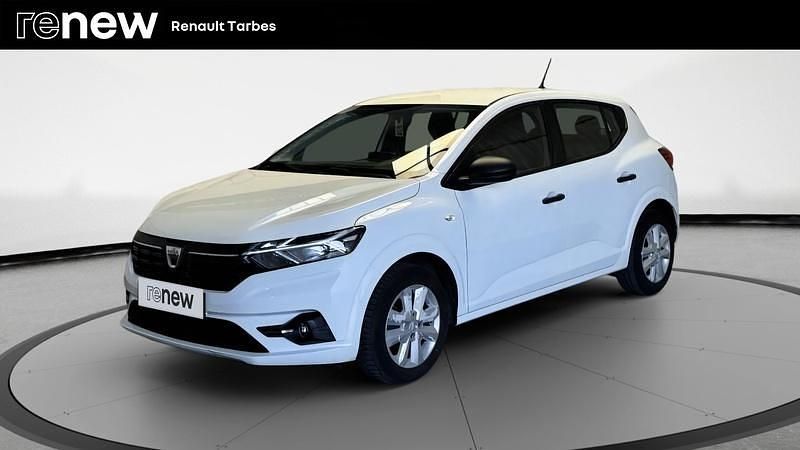 Blanc Utilisé 2021 Dacia Sandero Essentiel Citadine | 9 700 € (Bon prix) - Image 1/4
