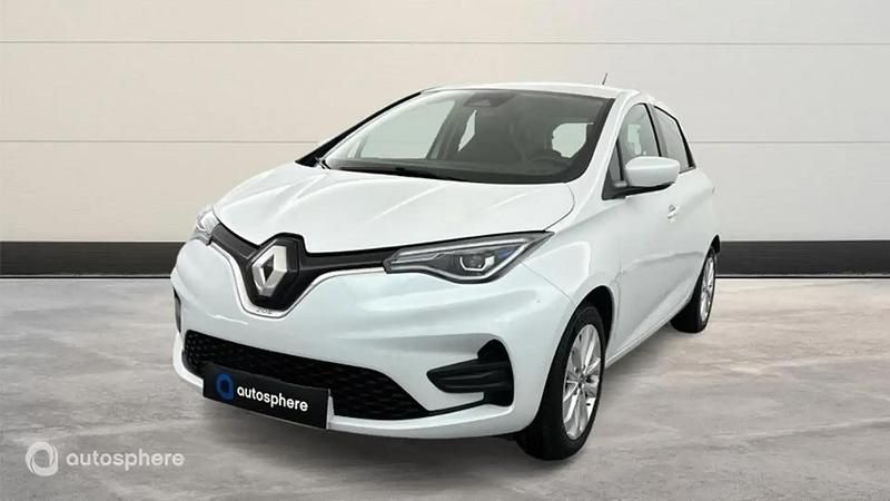 Blanc Utilisé 2020 Renault Zoe Zen Citadine | 12 999 € (Prix juste) - Image 1/4