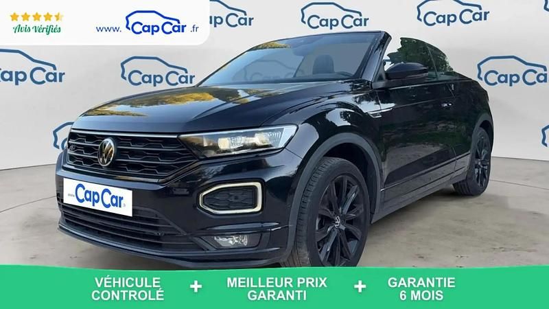 Noir Utilisé 2021 VW T-Roc Cabriolet R-line Cabriolet | 25 490 € (Prix juste) - Image 1/4