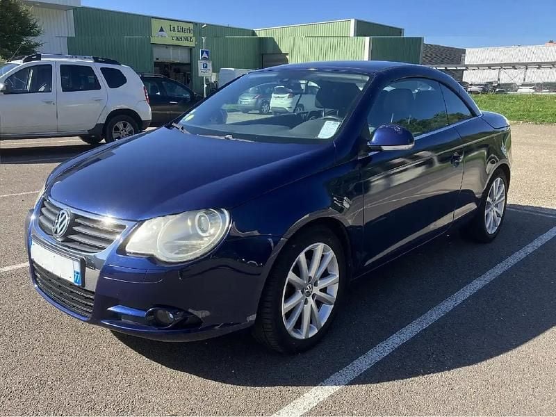 Bleu Utilisé 2007 VW Eos Sport Cabriolet | 4 500 € - Image 1/4