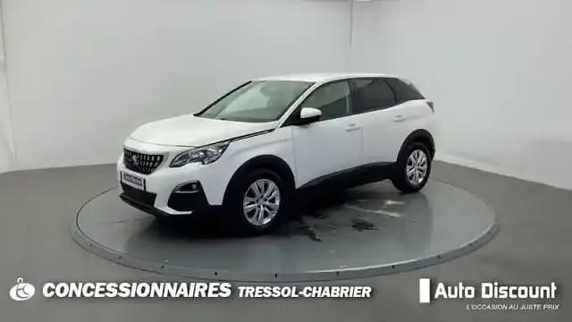 Blanc Utilisé 2019 Peugeot 3008 Business-Line SUV | 11 990 € (Super prix) - Image 1/4