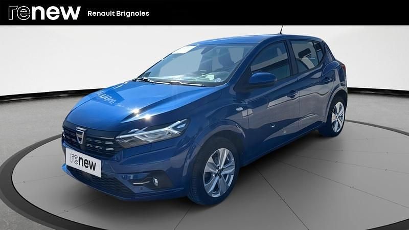 Bleu Utilisé 2022 Dacia Sandero Comfort Citadine | 12 980 € (Prix juste) - Image 1/4