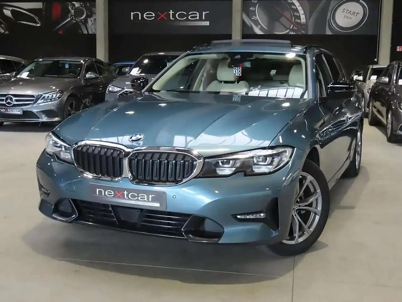 Bleu Occasion 2021 BMW 318 Sport Line Break | 29 490 € (Prix juste) - Image 1/4