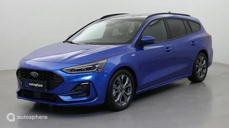 Bleu Utilisé 2023 Ford Focus ST-Line Break | 24 299 € (Bon prix) - Image 1/4