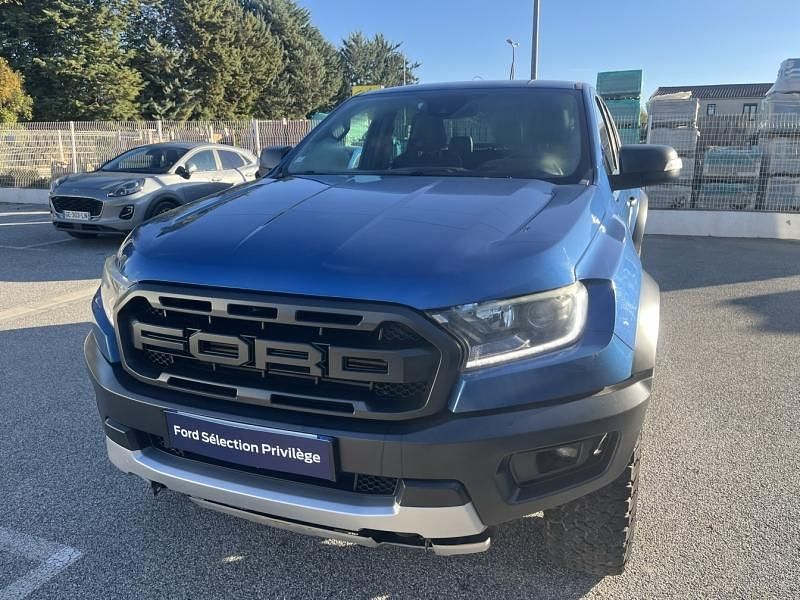 Bleu performance Occasion 2019 Ford Ranger Raptor Pick-up | 39 899 € (Bon prix) - Image 1/4